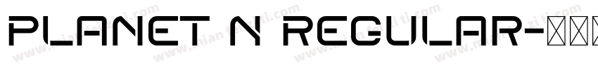 Planet N Regular字体转换